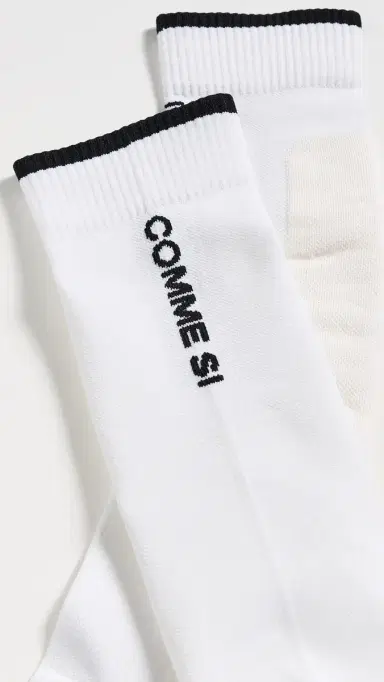 Comme Si The Ski Socks White/Black Stripe 43-46 | Thumbnail 3 Comme Si The Ski Socks White/Black Stripe 43-46 | Thumbnail 3