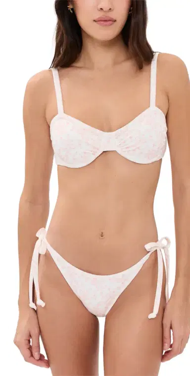 LoveShackFancy Lorlili Bikini Set Chantilly | Thumbnail 1 LoveShackFancy Lorlili Bikini Set Chantilly | Thumbnail 1