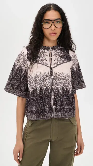 Sea Hedra Print Blouse Multi | Thumbnail 2 Sea Hedra Print Blouse Multi | Thumbnail 2