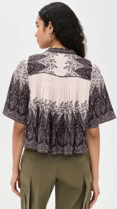 Sea Hedra Print Blouse Multi | Thumbnail 3 Sea Hedra Print Blouse Multi | Thumbnail 3