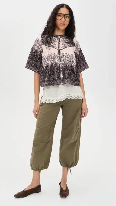 Sea Hedra Print Blouse Multi | Thumbnail 5 Sea Hedra Print Blouse Multi | Thumbnail 5