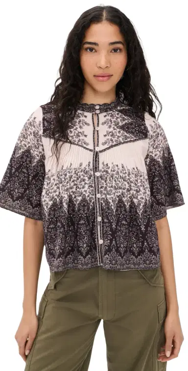 Sea Hedra Print Blouse Multi | Thumbnail 1 Sea Hedra Print Blouse Multi | Thumbnail 1