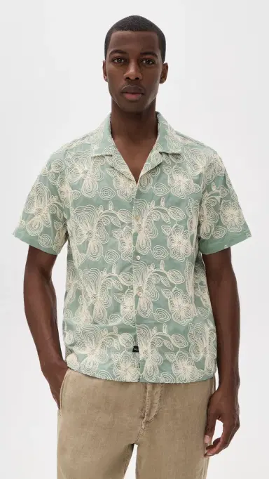 RAILS Tyler Shirt Floral Rope Jade | Thumbnail 2 RAILS Tyler Shirt Floral Rope Jade | Thumbnail 2