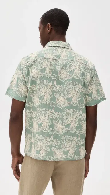 RAILS Tyler Shirt Floral Rope Jade | Thumbnail 3 RAILS Tyler Shirt Floral Rope Jade | Thumbnail 3