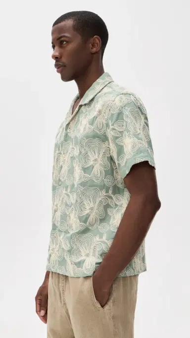RAILS Tyler Shirt Floral Rope Jade | Thumbnail 4 RAILS Tyler Shirt Floral Rope Jade | Thumbnail 4