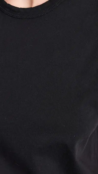 Another Tomorrow Sleeveless Tee Black L | Thumbnail 6 Another Tomorrow Sleeveless Tee Black L | Thumbnail 6