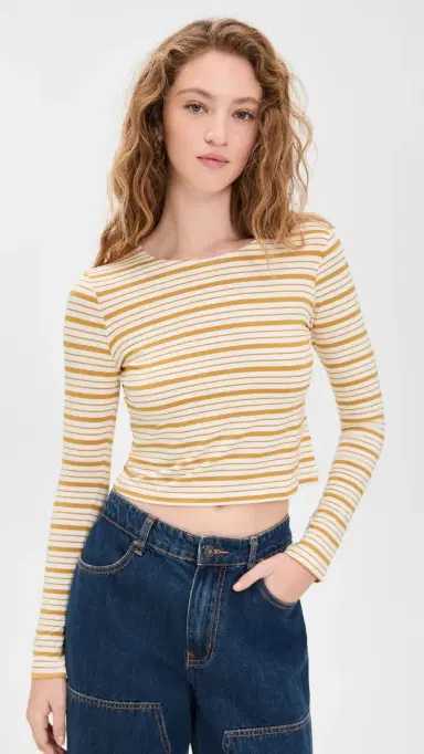 LE BOP Chloe Tee Yellow/ | Thumbnail 2 LE BOP Chloe Tee Yellow/ | Thumbnail 2
