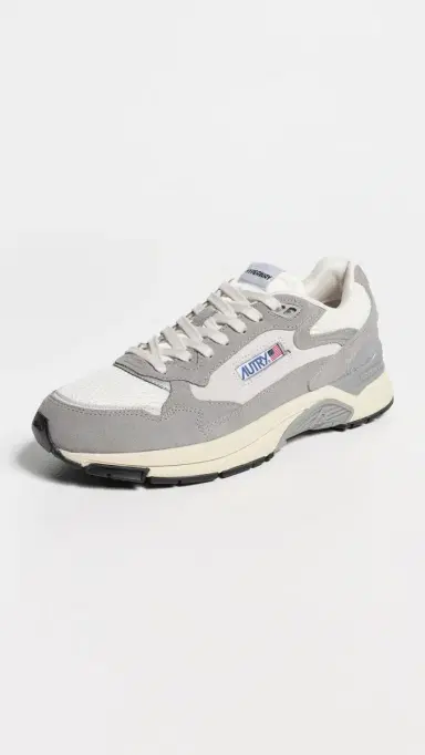 Autry Hyperway Low Man Suede Mesh Sneakers Suede/Mesh Plumb/Silver | Thumbnail 2 Autry Hyperway Low Man Suede Mesh Sneakers Suede/Mesh Plumb/Silver | Thumbnail 2