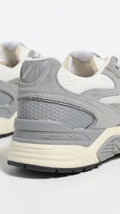 Autry Hyperway Low Man Suede Mesh Sneakers Suede/Mesh Plumb/Silver | Thumbnail 3 Autry Hyperway Low Man Suede Mesh Sneakers Suede/Mesh Plumb/Silver | Thumbnail 3