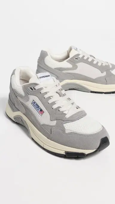 Autry Hyperway Low Man Suede Mesh Sneakers Suede/Mesh Plumb/Silver | Thumbnail 4 Autry Hyperway Low Man Suede Mesh Sneakers Suede/Mesh Plumb/Silver | Thumbnail 4