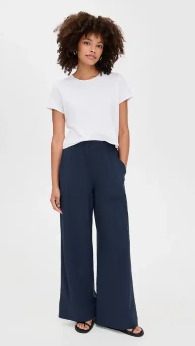 Beyond Yoga Easy Wide Leg Pants Nocturnal Navy | Thumbnail 5 Beyond Yoga Easy Wide Leg Pants Nocturnal Navy | Thumbnail 5