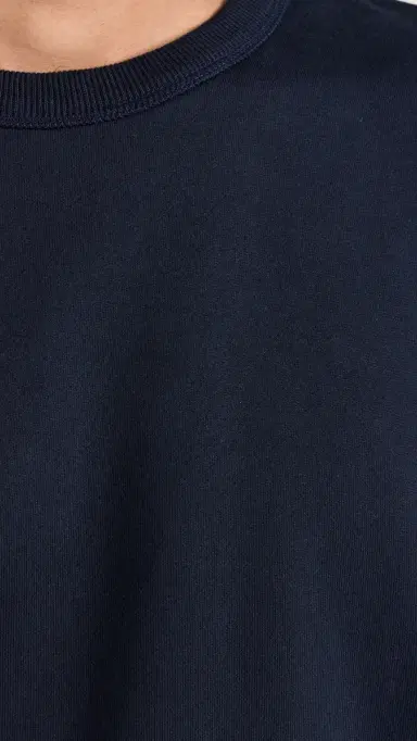 REIGNING CHAMP Midweight Terry Standard Crewneck Navy | Thumbnail 6 REIGNING CHAMP Midweight Terry Standard Crewneck Navy | Thumbnail 6