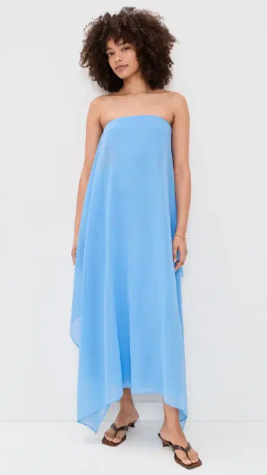 Solid & Striped The Indira Dress Blue Lagoon L | Thumbnail 2 Solid & Striped The Indira Dress Blue Lagoon L | Thumbnail 2