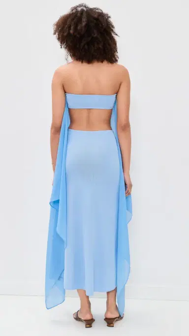 Solid & Striped The Indira Dress Blue Lagoon L | Thumbnail 3 Solid & Striped The Indira Dress Blue Lagoon L | Thumbnail 3
