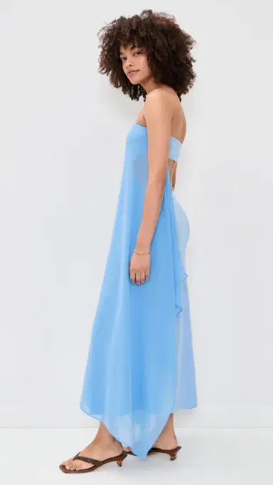Solid & Striped The Indira Dress Blue Lagoon L | Thumbnail 4 Solid & Striped The Indira Dress Blue Lagoon L | Thumbnail 4