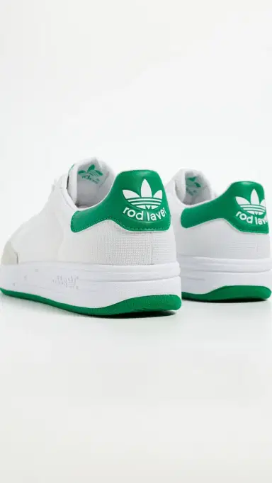 adidas Rod Laver Sneakers Ftwr White/Green | Thumbnail 3 adidas Rod Laver Sneakers Ftwr White/Green | Thumbnail 3