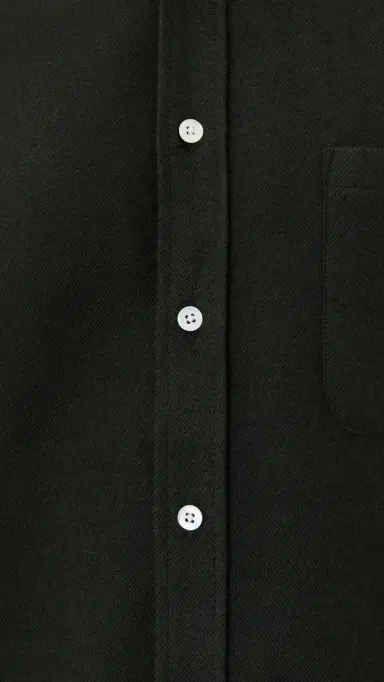 Portuguese Flannel Teca 2.0 Brushed Flannel Button Down Shirt Forest Green | Thumbnail 6 Portuguese Flannel Teca 2.0 Brushed Flannel Button Down Shirt Forest Green | Thumbnail 6