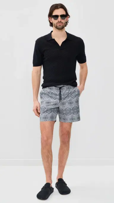 Orlebar Brown Bulldog Drawcord Carnival Swim Trunks Night Iris 34 | Thumbnail 5 Orlebar Brown Bulldog Drawcord Carnival Swim Trunks Night Iris 34 | Thumbnail 5