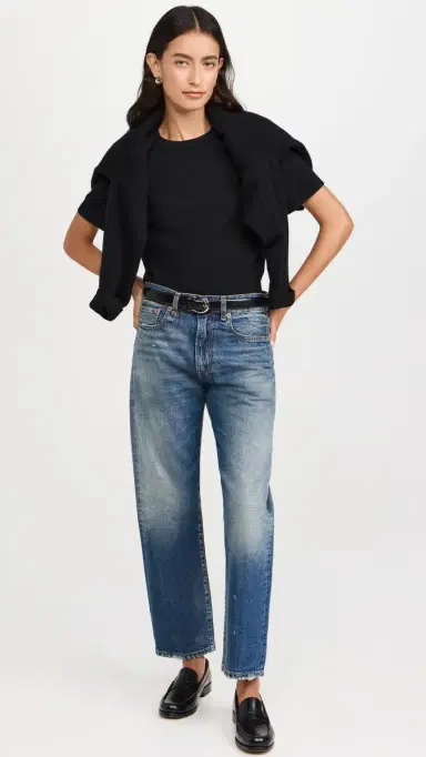 RAILS Cotton Cashmere Short Sleeve Crew Tee Black | Thumbnail 5 RAILS Cotton Cashmere Short Sleeve Crew Tee Black | Thumbnail 5