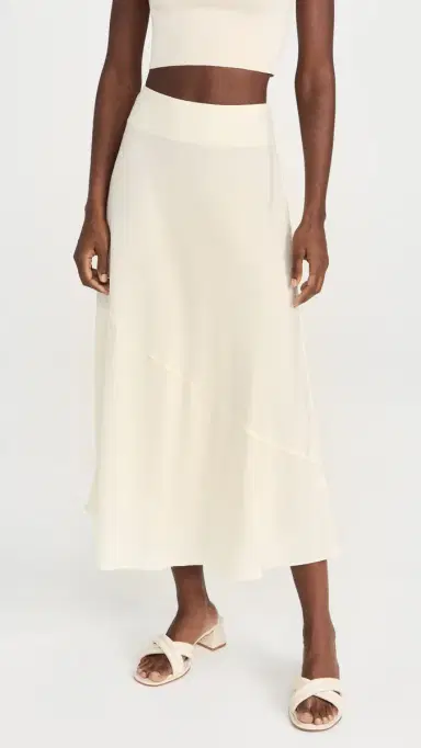 Apiece Apart Ami Slip Skirt Cream | Thumbnail 2 Apiece Apart Ami Slip Skirt Cream | Thumbnail 2