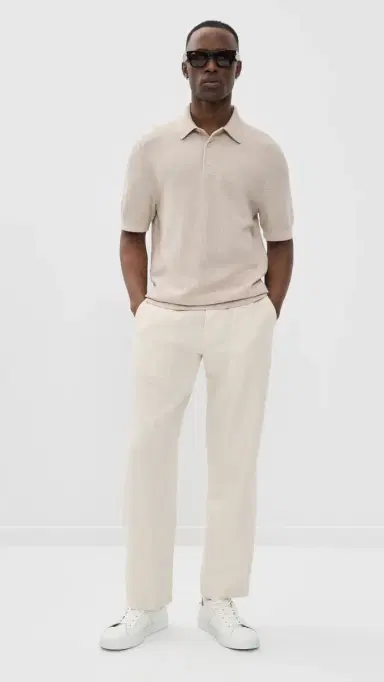 Vince Geo Jacquard Polo ineral/Classic Cream | Thumbnail 5 Vince Geo Jacquard Polo ineral/Classic Cream | Thumbnail 5