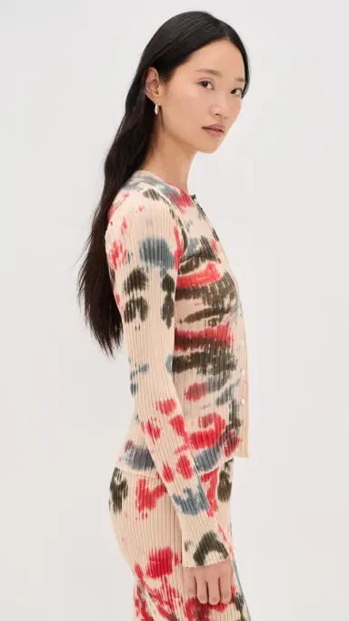 Rodebjer Cardi Tie Dye Top Red ulti | Thumbnail 4 Rodebjer Cardi Tie Dye Top Red ulti | Thumbnail 4