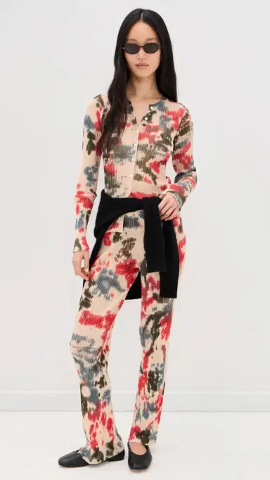 Rodebjer Cardi Tie Dye Top Red ulti | Thumbnail 5 Rodebjer Cardi Tie Dye Top Red ulti | Thumbnail 5