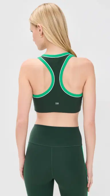 Splits59 Robbie Airweight Bra Military/Spearmint L | Thumbnail 4 Splits59 Robbie Airweight Bra Military/Spearmint L | Thumbnail 4