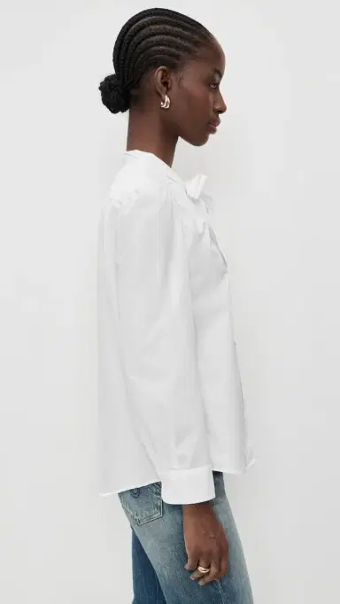 R13 Neck Tie Shirt White | Thumbnail 4 R13 Neck Tie Shirt White | Thumbnail 4