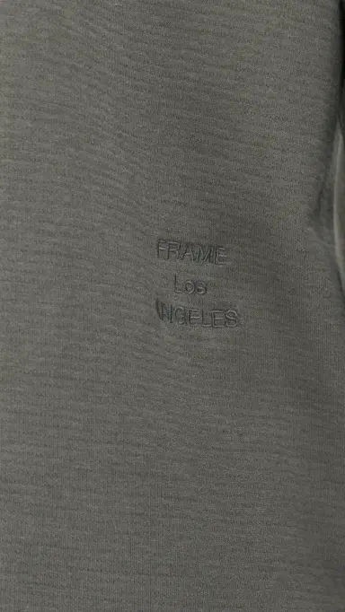 Frame Duo Fold Long Sleeve Crew Tee moky Green | Thumbnail 6 Frame Duo Fold Long Sleeve Crew Tee moky Green | Thumbnail 6