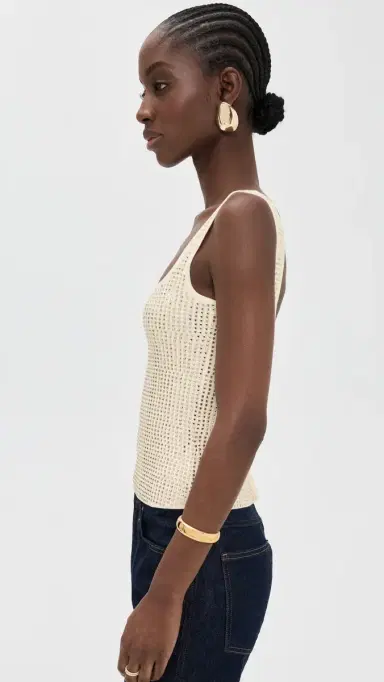 Retrofête arzia Embellished Top Winter White/Champagne | Thumbnail 4 Retrofête arzia Embellished Top Winter White/Champagne | Thumbnail 4