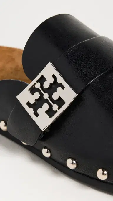 Tory Burch Mellow Stud Mules Perfect Black/Silver 6 | Thumbnail 6 Tory Burch Mellow Stud Mules Perfect Black/Silver 6 | Thumbnail 6