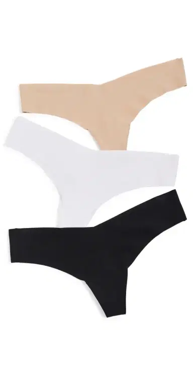 Commando Cotton Thong Panties 3 Pack Multi | Thumbnail 1 Commando Cotton Thong Panties 3 Pack Multi | Thumbnail 1