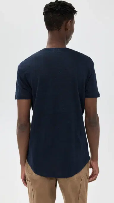 Orlebar Brown Linen Tee Navy S | Thumbnail 3 Orlebar Brown Linen Tee Navy S | Thumbnail 3