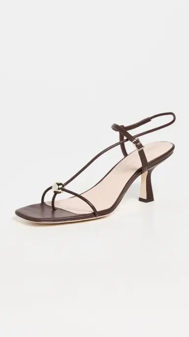 Loeffler Randall Triana Strappy Mid-Heel Sandals with Ball Espresso 5 | Thumbnail 2 Loeffler Randall Triana Strappy Mid-Heel Sandals with Ball Espresso 5 | Thumbnail 2