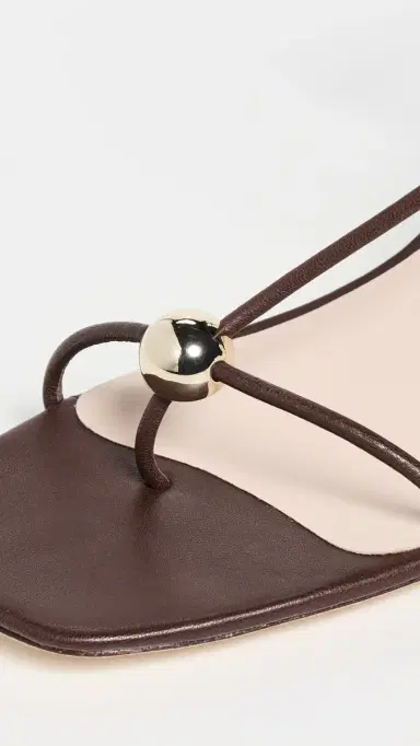Loeffler Randall Triana Strappy Mid-Heel Sandals with Ball Espresso 5 | Thumbnail 6 Loeffler Randall Triana Strappy Mid-Heel Sandals with Ball Espresso 5 | Thumbnail 6