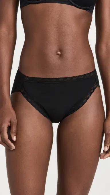 Natori Bliss French Cut Panties 6 Pack Black/Cafe S | Thumbnail 3 Natori Bliss French Cut Panties 6 Pack Black/Cafe S | Thumbnail 3