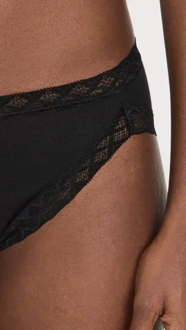 Natori Bliss French Cut Panties 6 Pack Black/Cafe S | Thumbnail 6 Natori Bliss French Cut Panties 6 Pack Black/Cafe S | Thumbnail 6