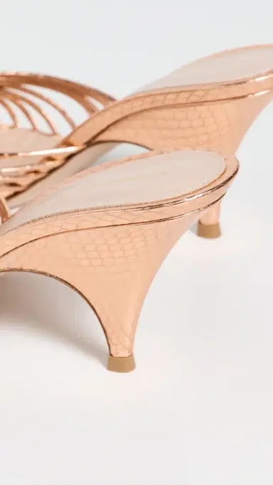 Gianvito Rossi Ayers Sandals Rose Gold | Thumbnail 4 Gianvito Rossi Ayers Sandals Rose Gold | Thumbnail 4