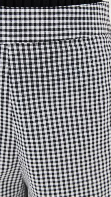 LE BOP Desiree Shorts Gingham Black & White | Thumbnail 6 LE BOP Desiree Shorts Gingham Black & White | Thumbnail 6