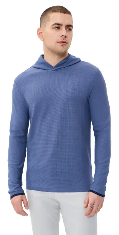 Greyson Traverse Waffle Hoodie Falcon | Thumbnail 1 Greyson Traverse Waffle Hoodie Falcon | Thumbnail 1