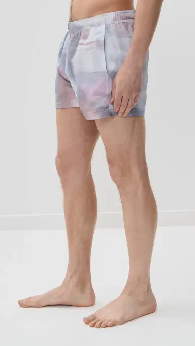 AUTO-REPLY Printed Sebastian Swim Trunks 4 Painterly Blur S | Thumbnail 4 AUTO-REPLY Printed Sebastian Swim Trunks 4 Painterly Blur S | Thumbnail 4