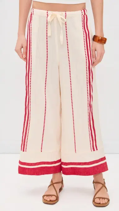 lemlem Desta Pants Eshe Red | Thumbnail 2 lemlem Desta Pants Eshe Red | Thumbnail 2