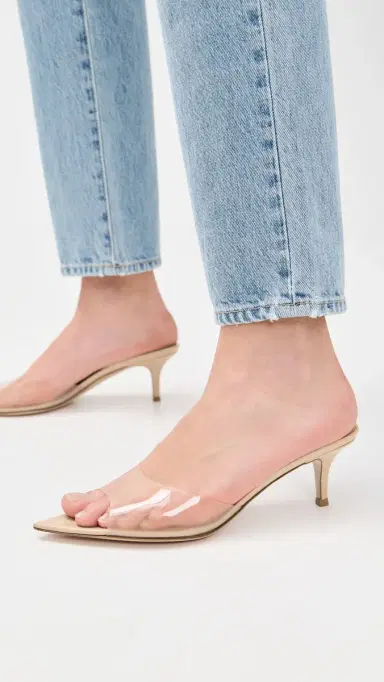 Gianvito Rossi Elle Glass+Vernice Sandals Nude | Thumbnail 3 Gianvito Rossi Elle Glass+Vernice Sandals Nude | Thumbnail 3