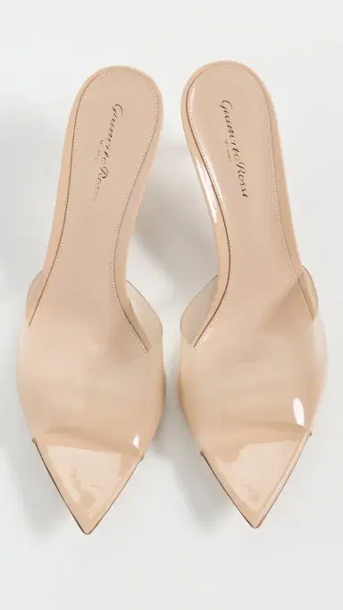 Gianvito Rossi Elle Glass+Vernice Sandals Nude | Thumbnail 5 Gianvito Rossi Elle Glass+Vernice Sandals Nude | Thumbnail 5