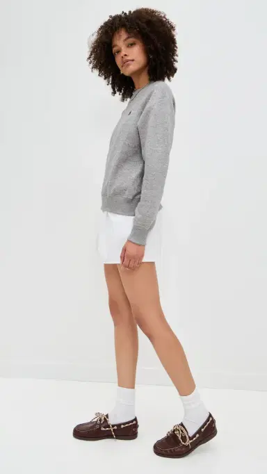 Polo Ralph Lauren Crew Neck Sweatshirt Grey Heather | Thumbnail 4 Polo Ralph Lauren Crew Neck Sweatshirt Grey Heather | Thumbnail 4