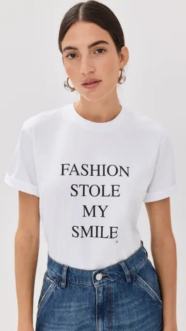 Victoria Beckham Slogan Tee | Thumbnail 2 Victoria Beckham Slogan Tee | Thumbnail 2