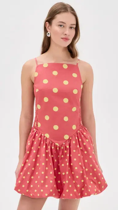 Free People Misty Mini Dress Red Combo | Thumbnail 2 Free People Misty Mini Dress Red Combo | Thumbnail 2
