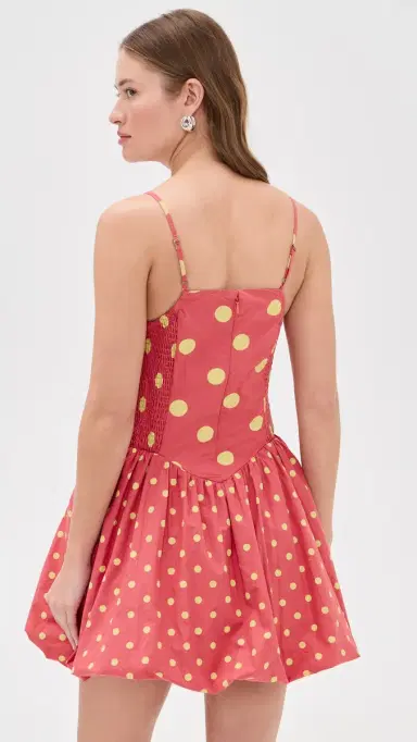 Free People Misty Mini Dress Red Combo | Thumbnail 3 Free People Misty Mini Dress Red Combo | Thumbnail 3