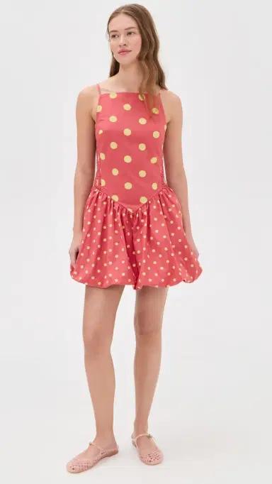 Free People Misty Mini Dress Red Combo | Thumbnail 5 Free People Misty Mini Dress Red Combo | Thumbnail 5